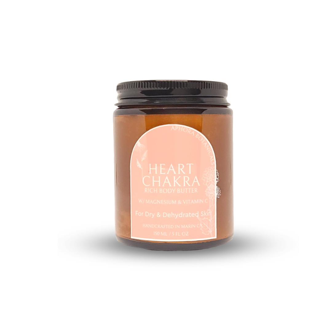 Heart Chakra Rich Body Butter with Magnesium & Vitamin C - Aphora Botanicals